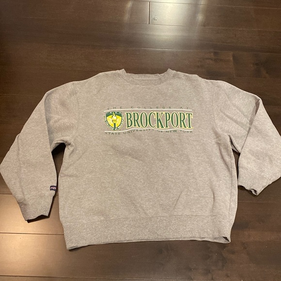 jansport, small-medium, grey vintage crew neck - Picture 1 of 1
